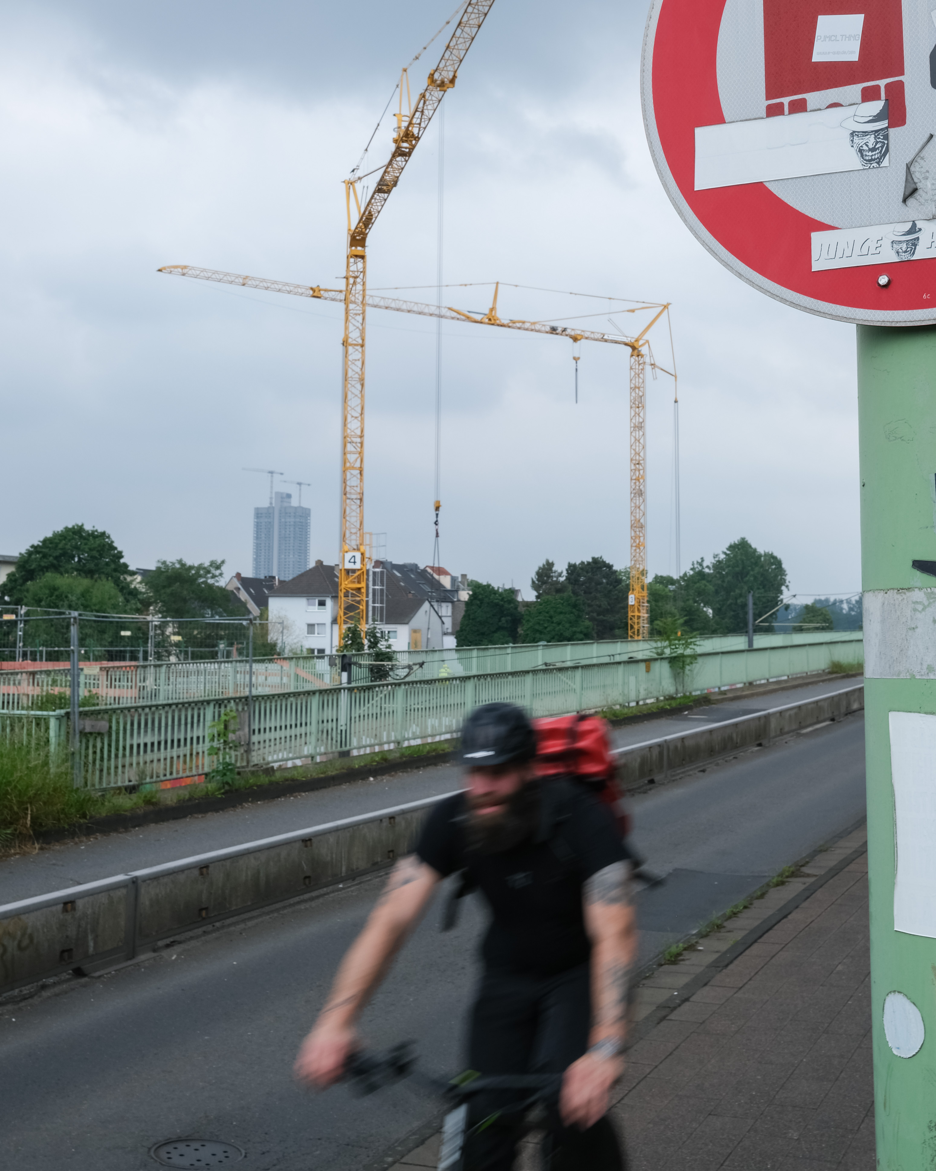 Köln Mülheimer Brücke Baustelle 2024 Dokumentation Fotoreportage Schäl Sick Köln