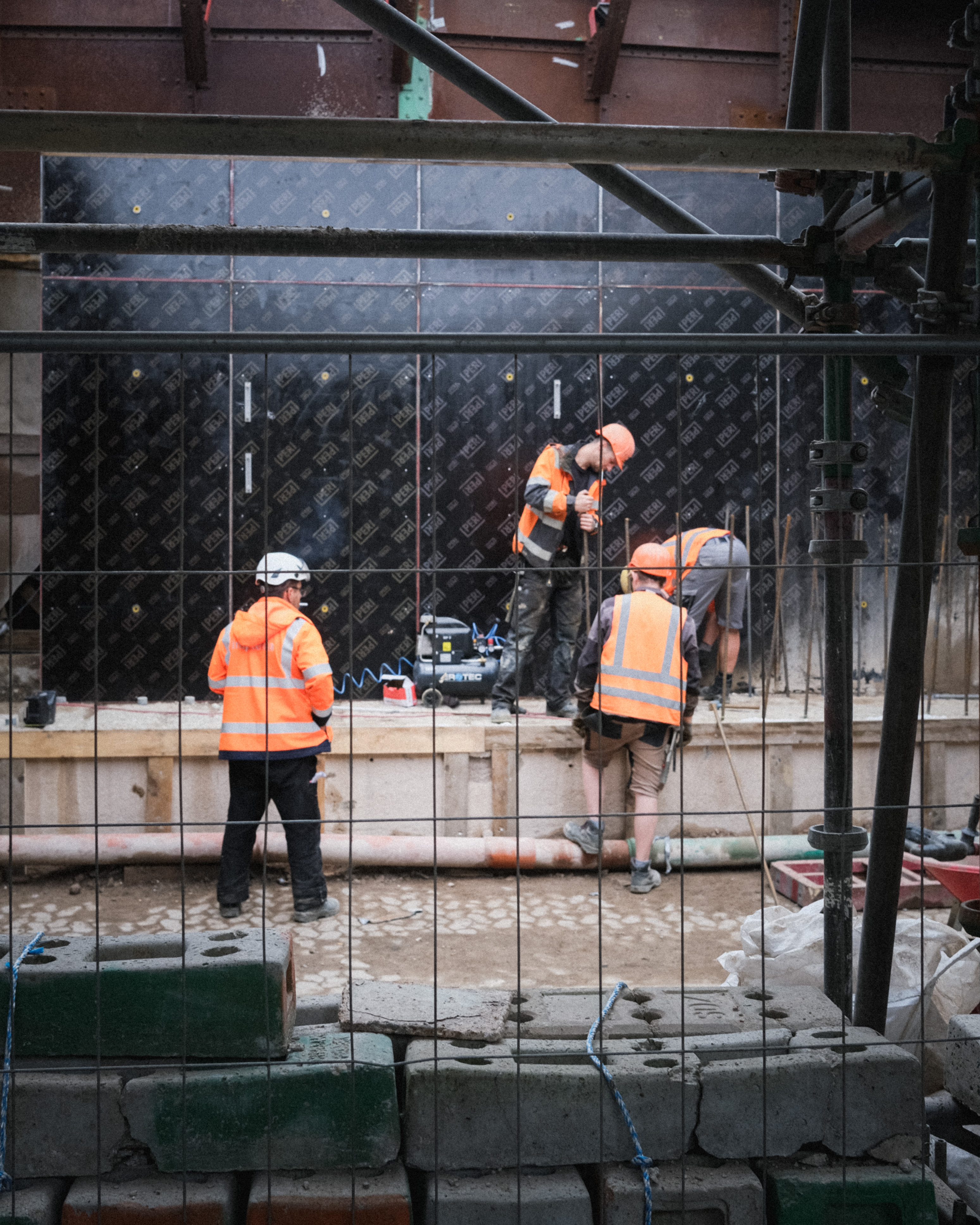 Köln Mülheimer Brücke Baustelle 2024 Dokumentation Fotoreportage Schäl Sick Köln
