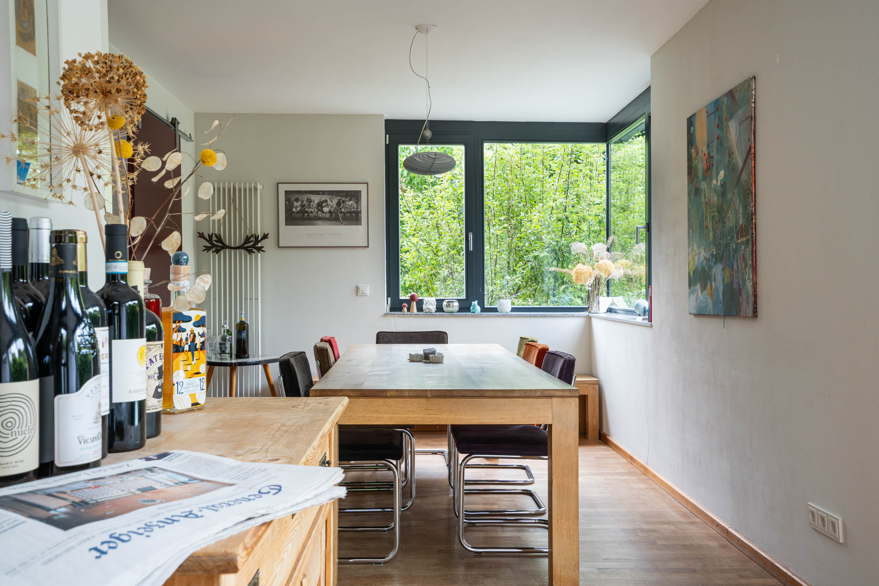 Architekturfotografie Innenarchitektur Interior Design Esszimmer Holztisch Königswinter
Interriorfotografie Köln