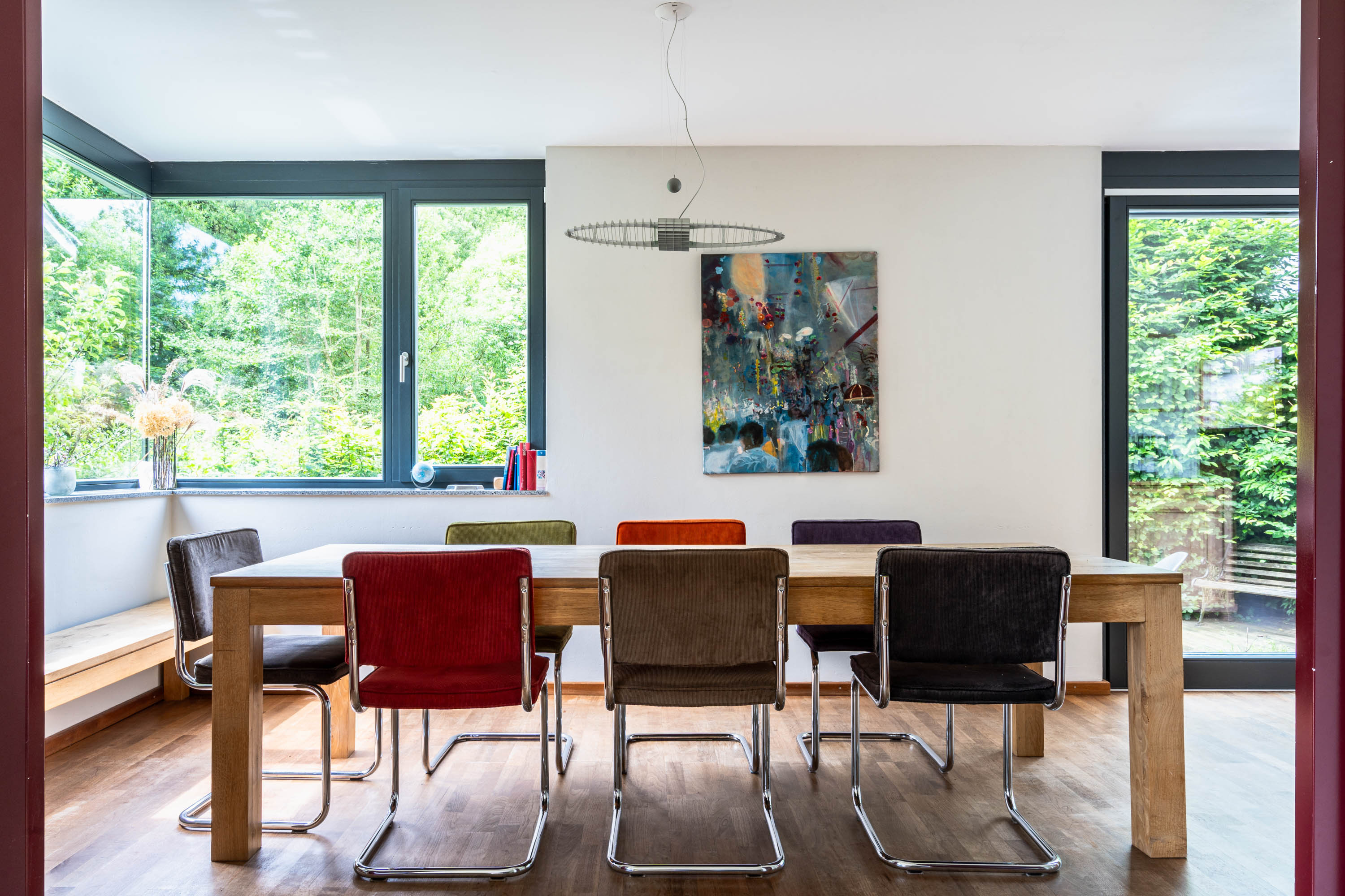 Architekturfotografie Innenarchitektur Interior Design Esszimmer Holztisch Königswinter