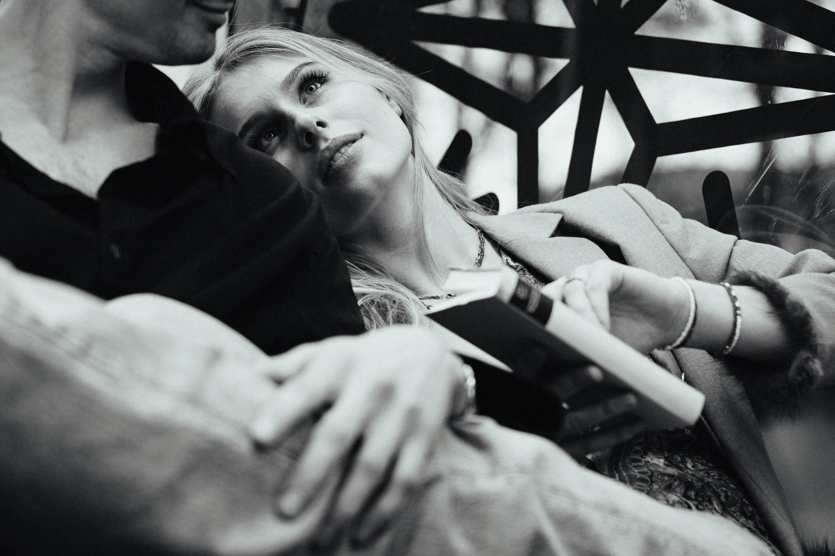 Olivia Haberer Modelshoot Schwarzweissfotografie