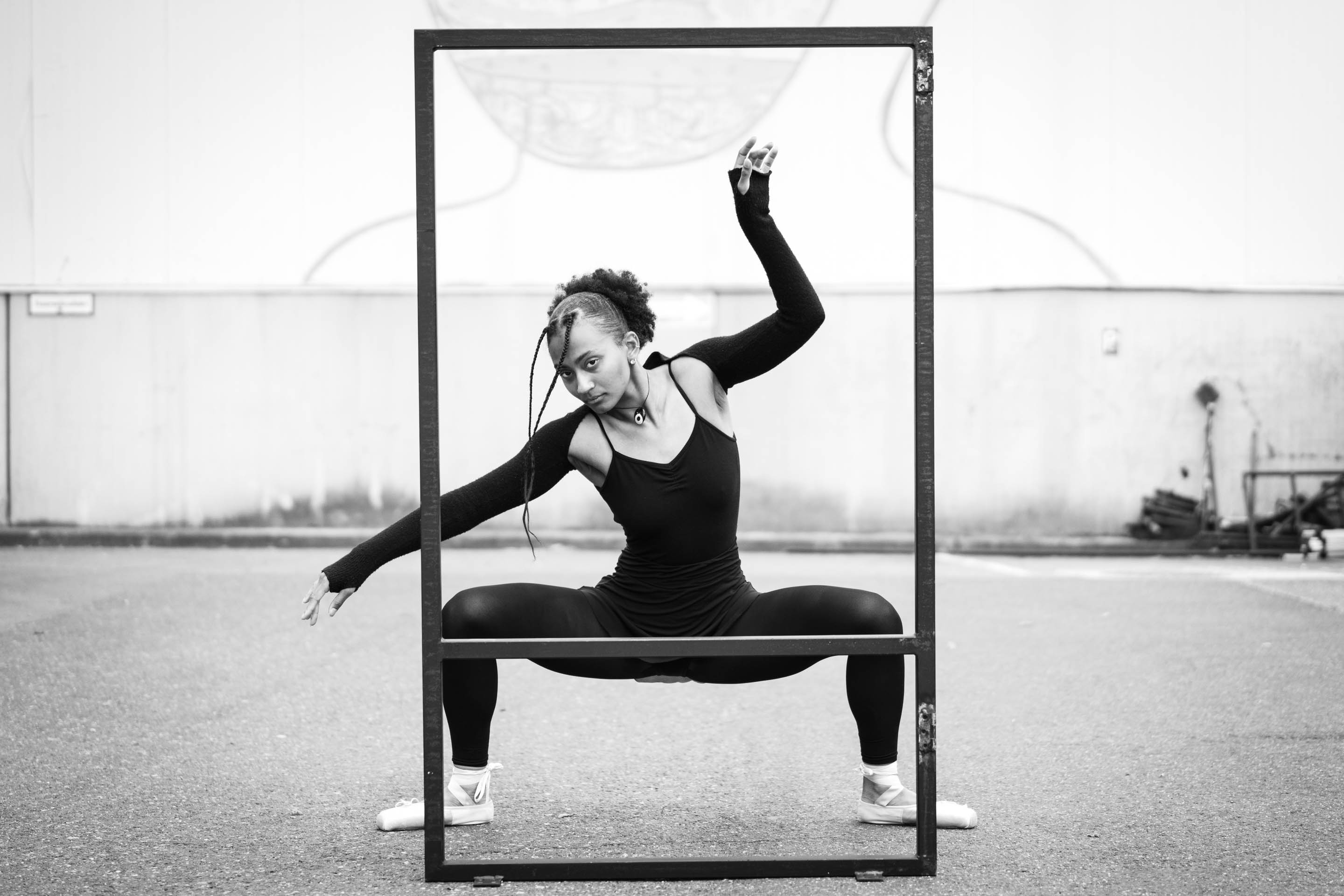 Die Tänzerin 1 Porträtfotografie Köln
Tanzshooting 
Carlswerk Köln